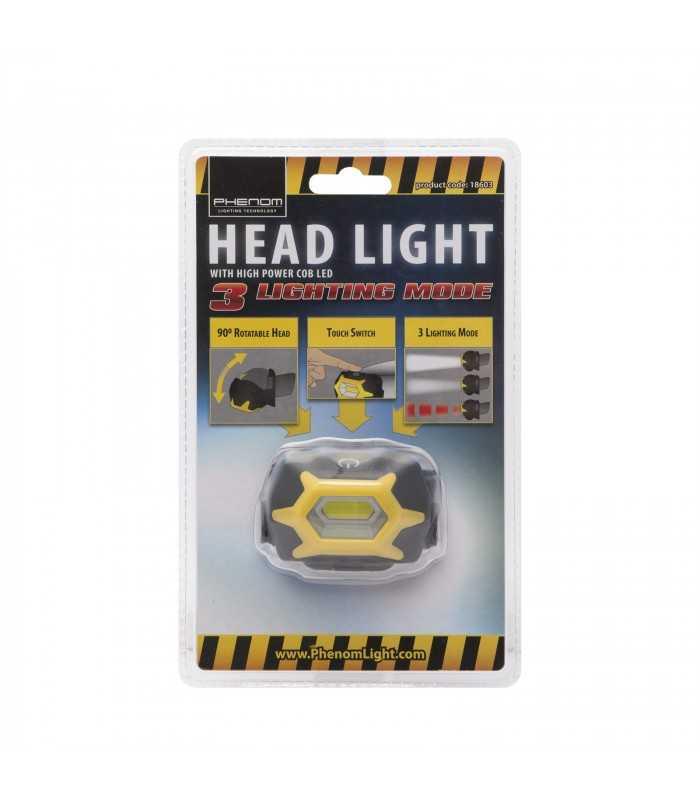 lampa de lucru led cob cu senzor pentru port pe cap 120lm phenom 3