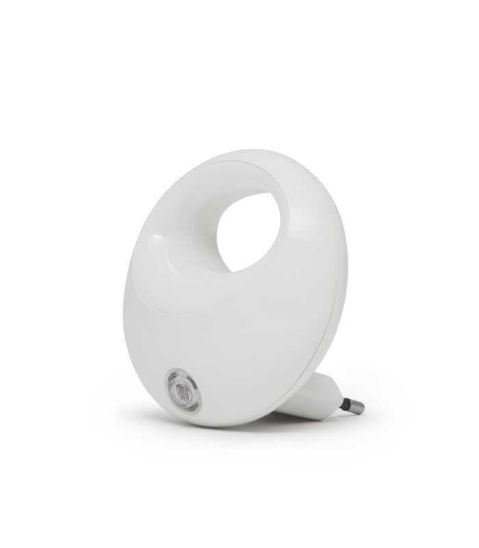 Lampa De Veghe Cu Led Si Senzor De Lumina Alba 1 Led 1w Diametru 8 Cm Phenom 20275wh