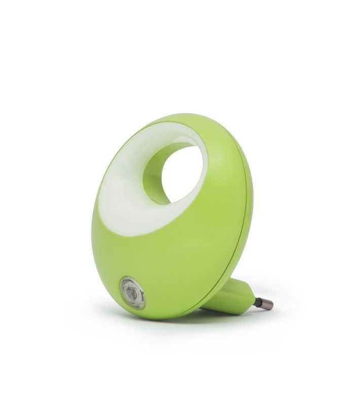 Lampa de veghe cu LED si senzor de lumina verde diametru 8 cm 1 LED 1W PHENOM 20275GR 4 Lampa De Veghe Cu Led Si Senzor De Lumina Verde Diametru 8 Cm 1 Led 1w Phenom 20275gr