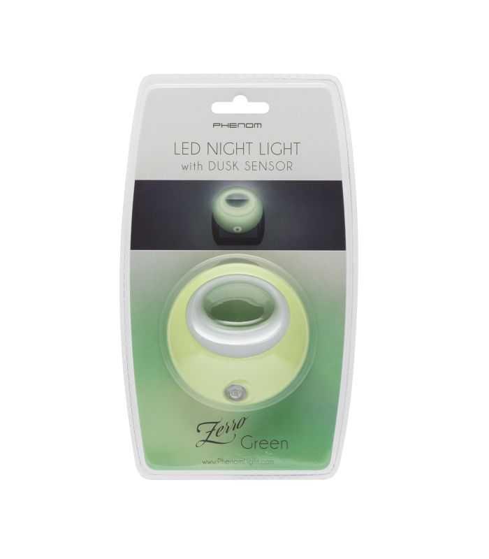 Lampa de veghe cu LED si senzor de lumina verde diametru 8 cm 1 LED 1W PHENOM 20275GR 5 Lampa De Veghe Cu Led Si Senzor De Lumina Verde Diametru 8 Cm 1 Led 1w Phenom 20275gr