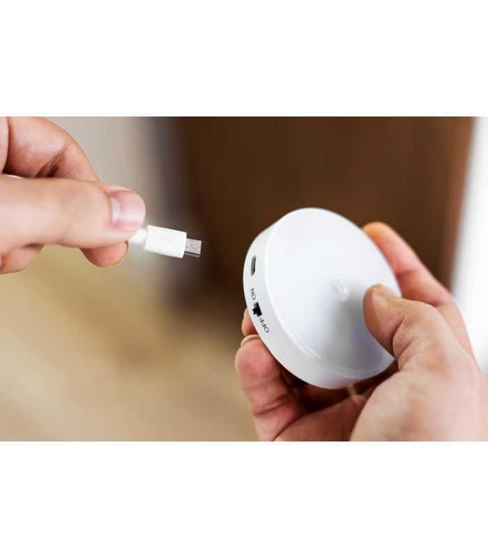 Lampa Led 06w 40lm 4000k Magnet Senzor Miscare Acumulator 550mah Rebel Zar0550