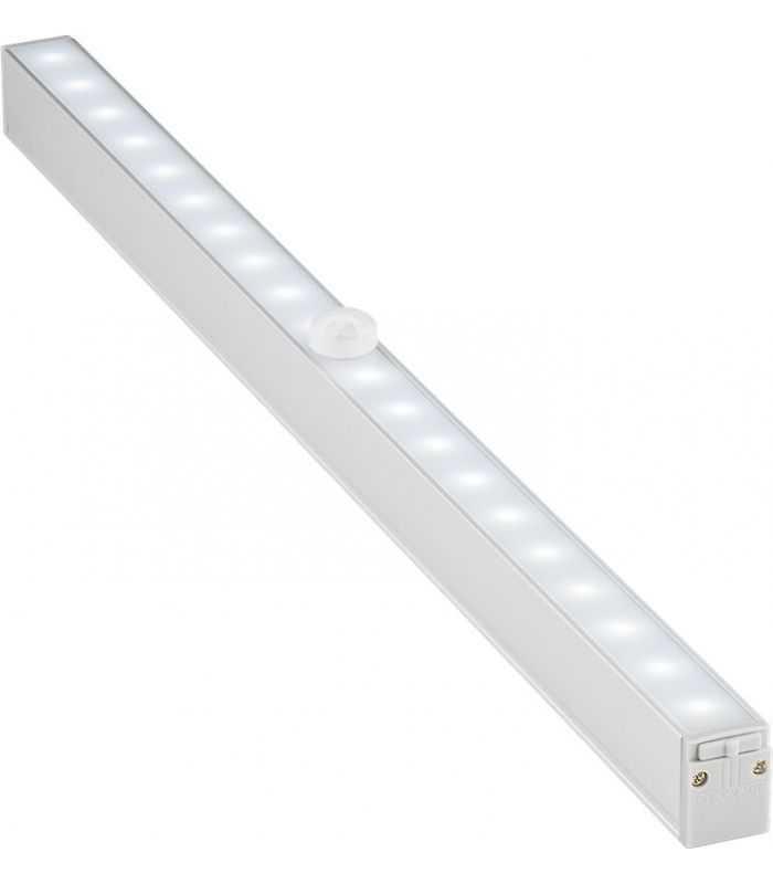 Lampa LED alb rece 6500K 160lm 2.2W cu detector de miscare intrerupator 6x AAA 55498 Goobay