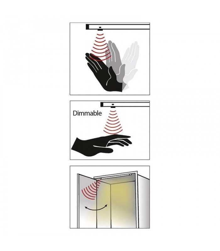 lampa led smartbar 75w 72led 500mm 400lm alb cald 3000k dimmable zs2030 emos 3