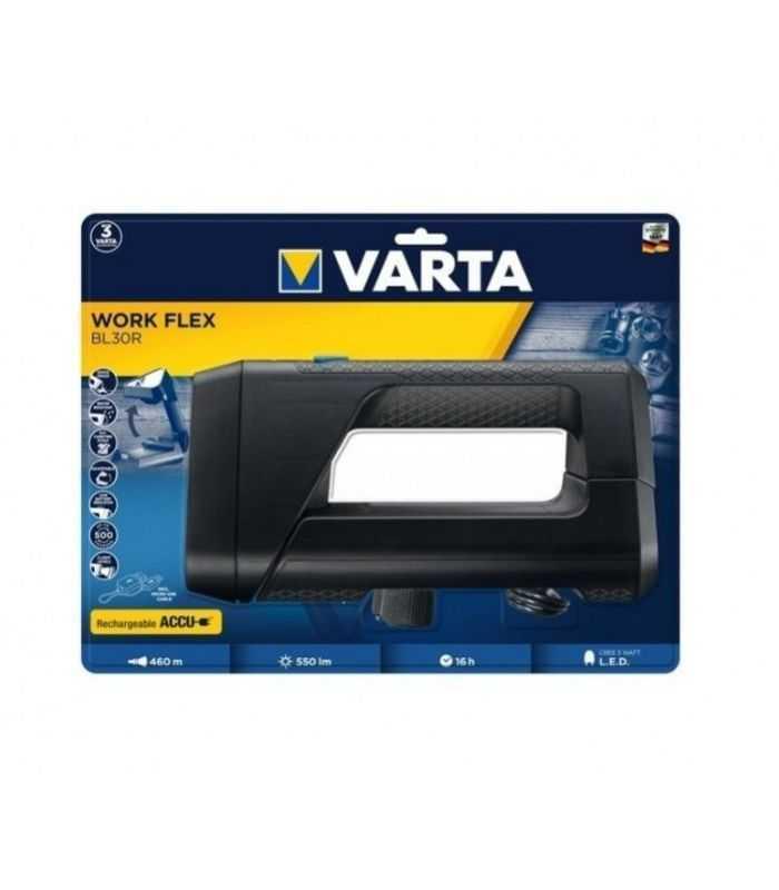 Lanterna cu acumulator LED CREE 5W 550lm 460m incarcare la USB Varta BL30R