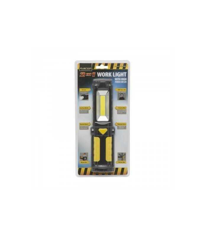 lanterna de lucru magnetica cu cob led rabatabila phenom 3