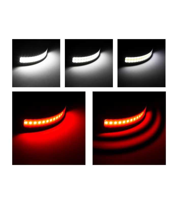 Lanterna Frontala Cu Control Gestual Led Cob Rosu Alb Acumulator Li Ion 800mah 350lm Ip54 Phenom 18583