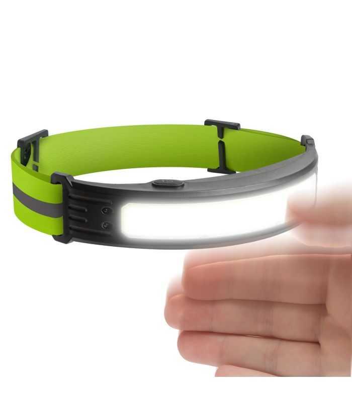 Lanterna frontala cu control gestual LED COB rosu/alb acumulator Li-ion 800mAh 350lm IP54 Phenom 18583