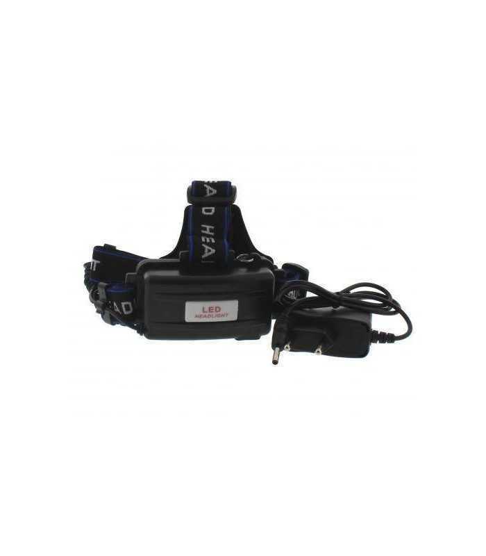 lanterna frontala cu led 10w 800lm 200m acumulator 2x 18650 freedom well 1