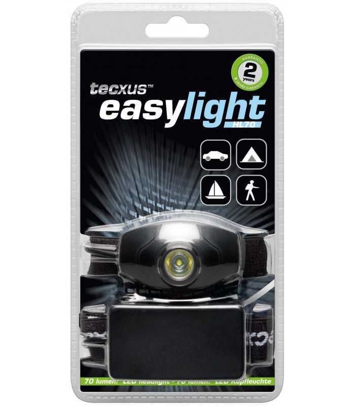 lanterna frontala led 3w 76lm 41m easylight hl70 tecxus 1