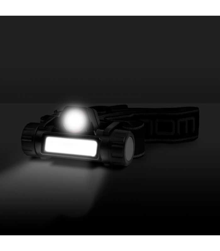 lanterna led 3w 40 120lm cob smd pe cap cu acumulator li ion 1200mah ip54 phenom 1