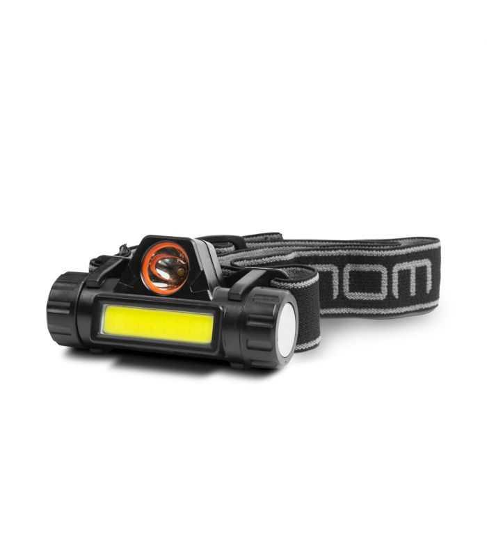 Lanterna LED 3W 40-120lm COB + SMD pe cap cu acumulator Li-ion 1200mAH IP54 Phenom