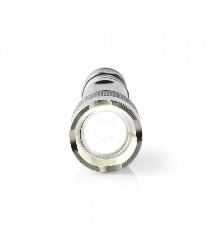 lanterna led cree 3w 150lm ipx5 gri 2x aa 158mm nedis 3