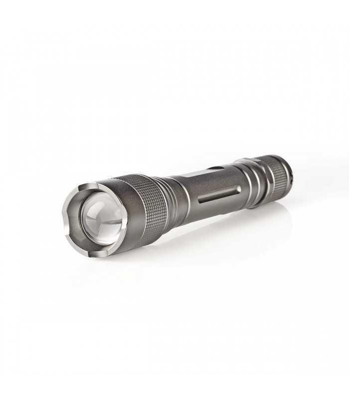 lanterna led cree 3w 150lm ipx5 gri 2x aa 158mm nedis 7