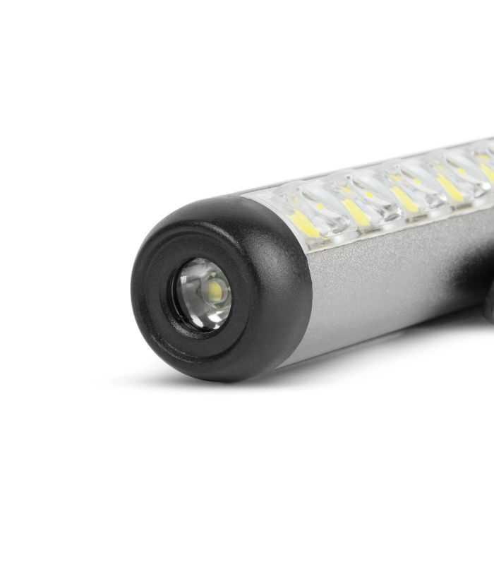 Lanterna Led Cu Modul Lumina De Lucru Acumulator Li Ion 400mah Xpe Led Smd 500lm Ip55 Argintiu Phenom 18580a