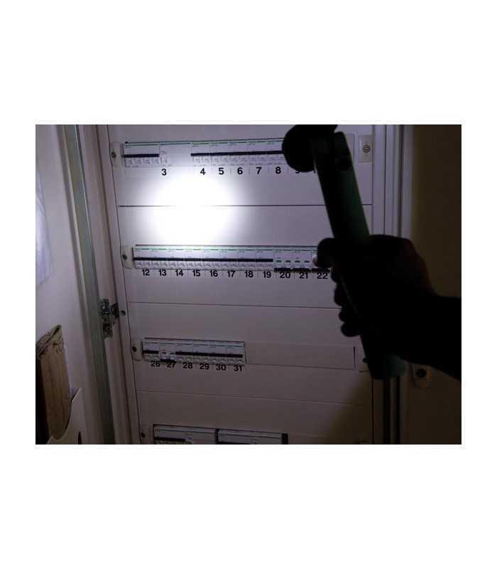 lanterna magnetica cob led 3w 120lm 4x aaa velleman 4