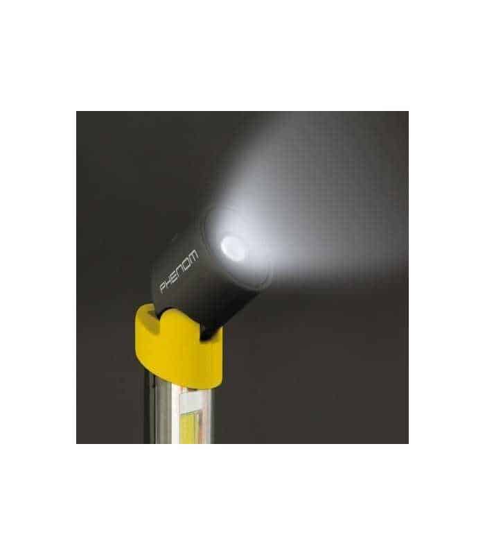 lanterna service cu cob led telescopic si cu cap rabatabil phenom 2