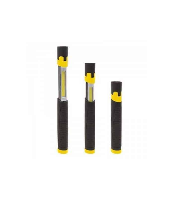 lanterna service cu cob led telescopic si cu cap rabatabil phenom 5