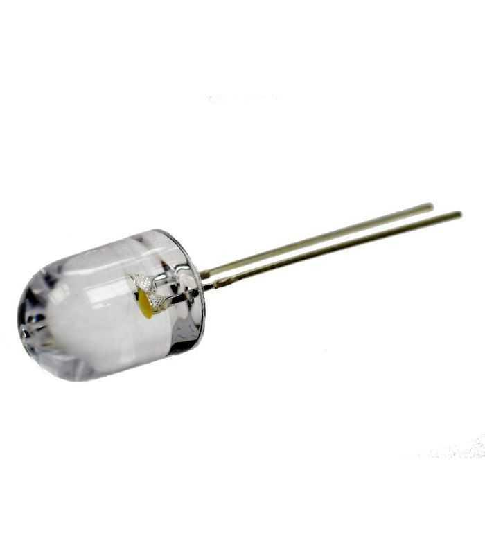 led 10mm alb rece 10 15v 3000 4200mcd 30 parte frontala convex optosupply osw5dka131a 12v 2