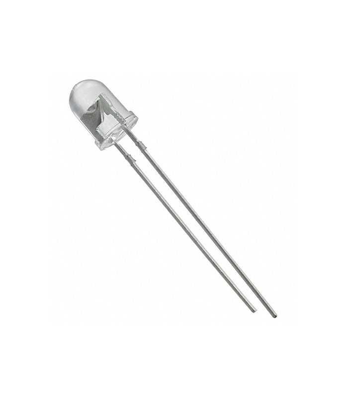 LED 5mm alb rece 2.8-4V 60 parte frontala convex OPTOSUPPLY OSPW5161A-OP