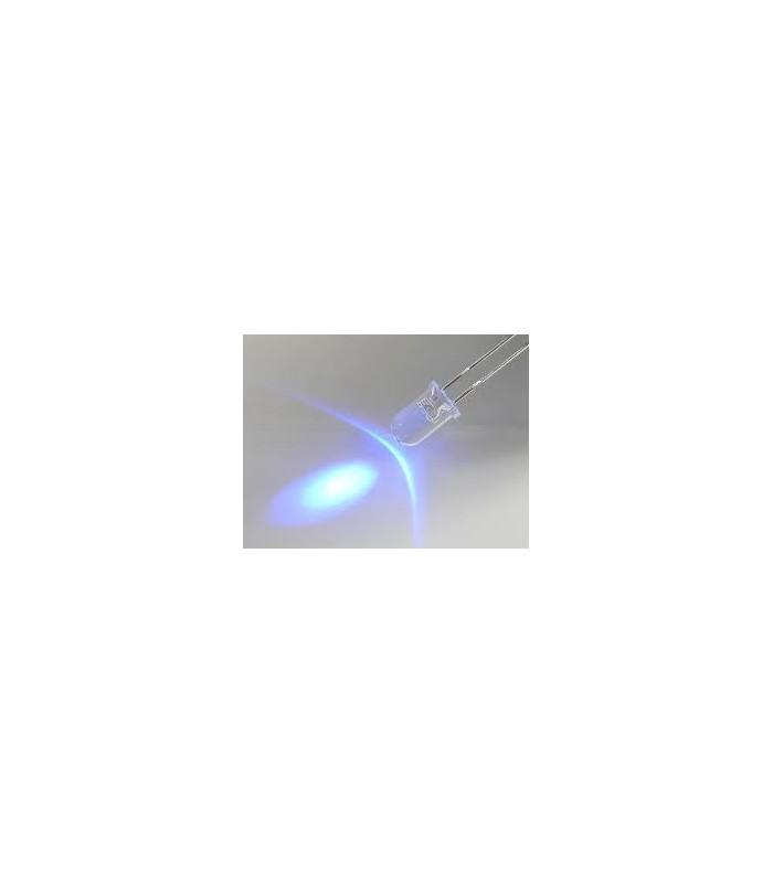 led 5mm ultraviolet 3 38v λd 380 390nm 15 20ma 810mw montare tht optosupply osv3sl5111a 1