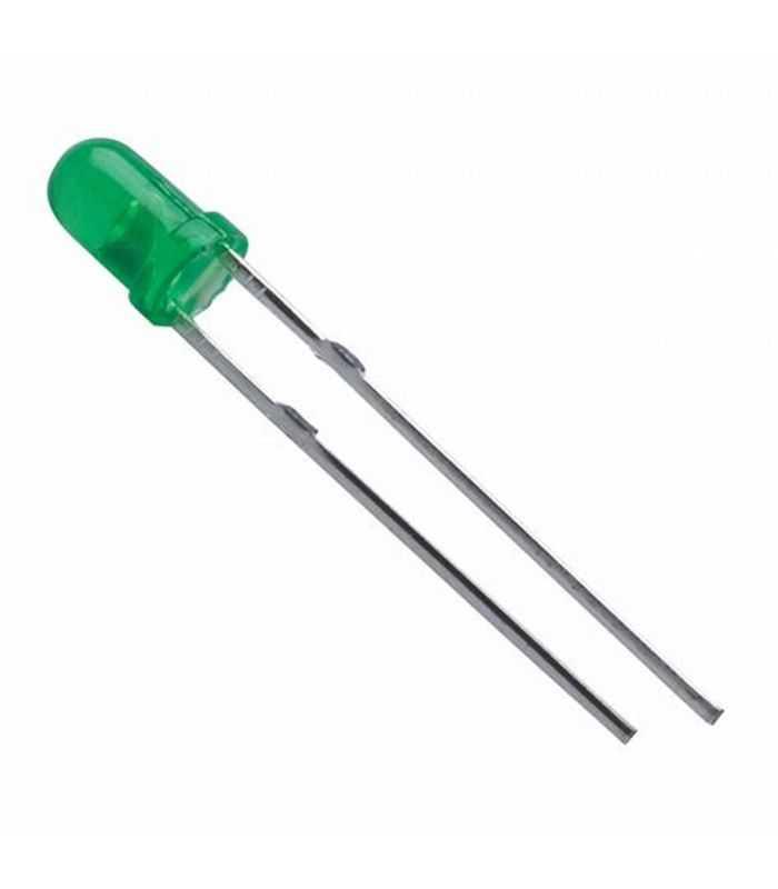 Led 5mm Verde 5v 15 25mcd 30 Parte Frontala Convex Kingbright Electronic L 7113gd 5v