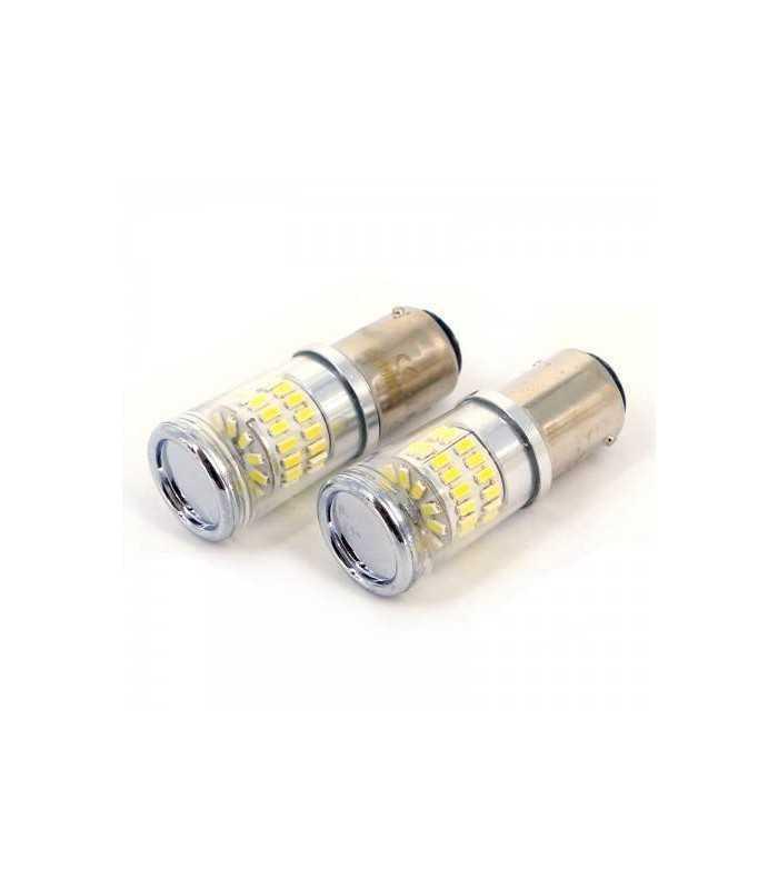LED de frana STOP +FRANA CANBUS BA15D 12V 3.5W 400lm 6000K set 2buc CAN124 Carguard