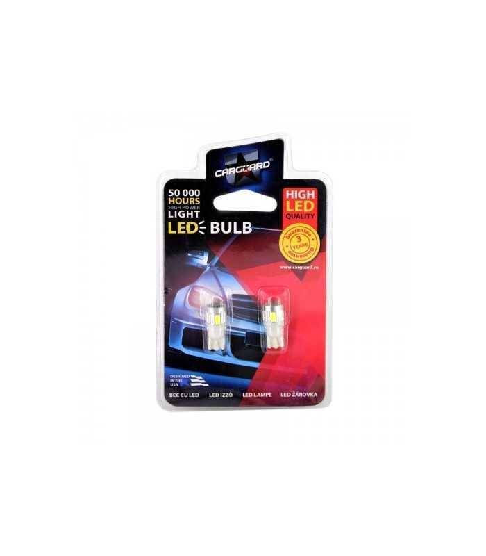 led de pozitie t10 12v 25w 180lm set 2buc cld013 carguard 2