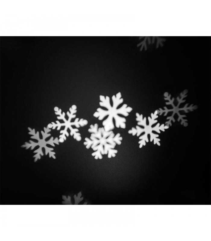 led proiector festiv cu efect fulgi de zapada vipow 1