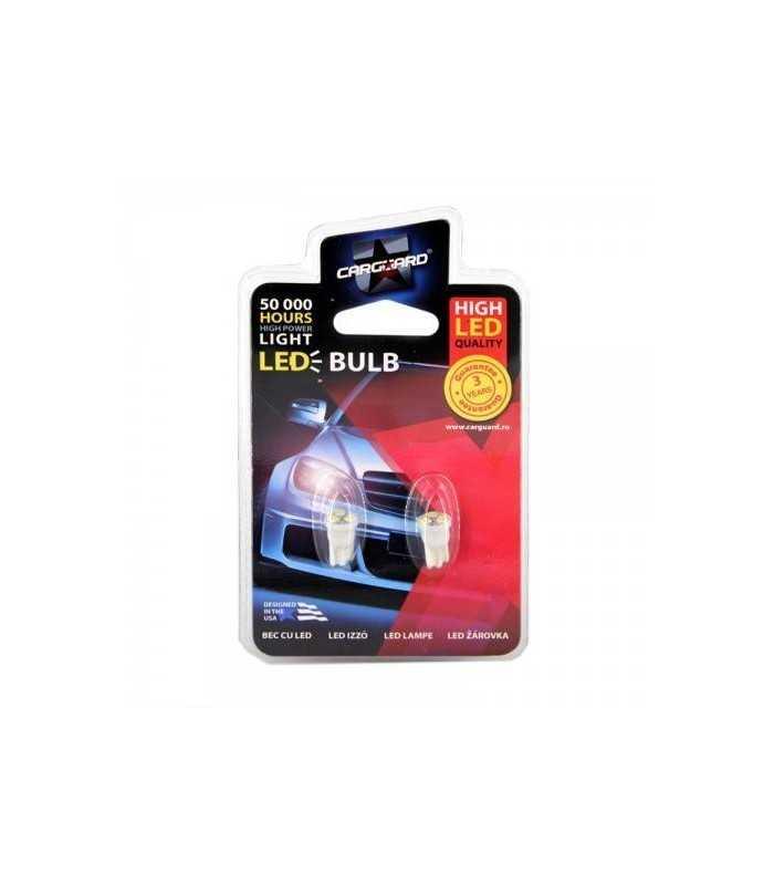 led smd de pozitie t10 12v 03w 21lm set 2buc cld004 carguard 2