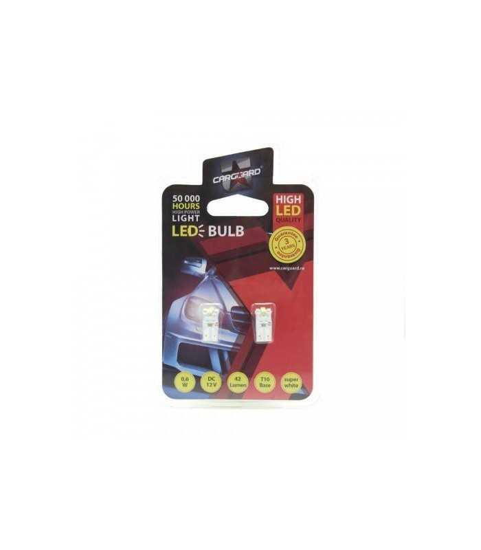 led smd de pozitie t10 12v 06w 42lm set 2buc cld011 carguard 5