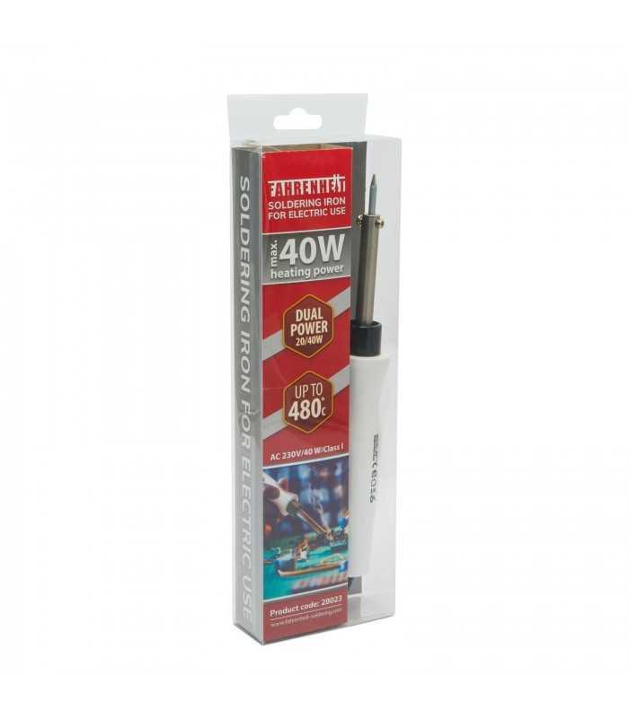 letcon de lipit cu putere duala 20w 40w 230v ca fahrenheit 1
