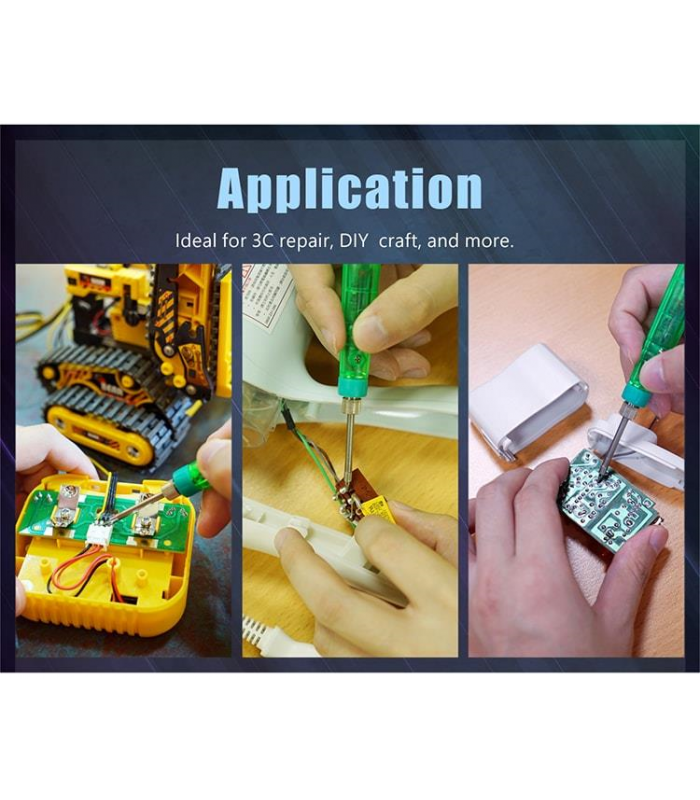 letcon de lipit portabil cu alimentare usb proskit 5