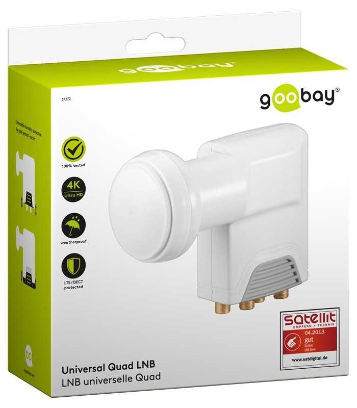 lnb universal 4 iesiri 01db goobay 4