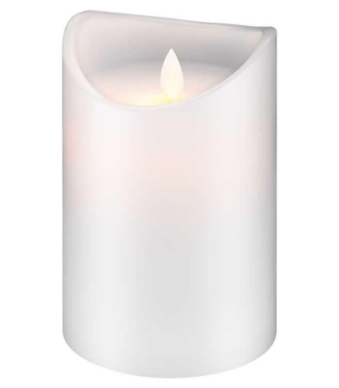 Lumanare LED Real Wax alb 10x15cm Goobay 66521