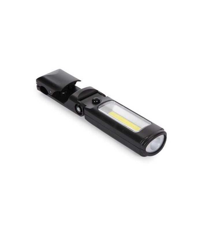 lumina de lucru cu suport magnetic led cob 1w 100lm 3x aaa 21x4x28cm velleman 1