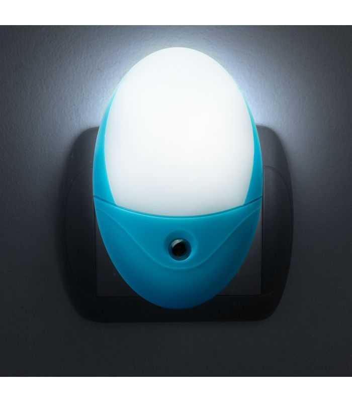 Lumina de veghe albastra 6x LED 6000K lumina alb rece cu senzor 0.5W 230V 20281B Phenom