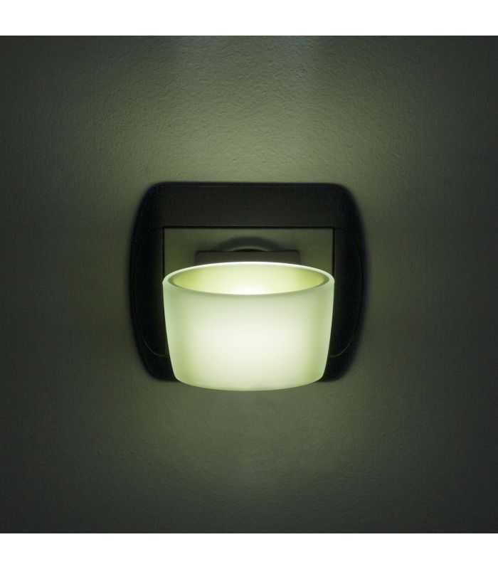 Lumina de veghe LED cu senzor tactil verde 1 LED 1W 6x4x5 cm PHENOM