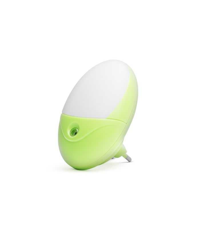 Lumina De Veghe Verde 6x Led 6000k Lumina Alb Rece Cu Senzor 05w 230v 20281d Phenom