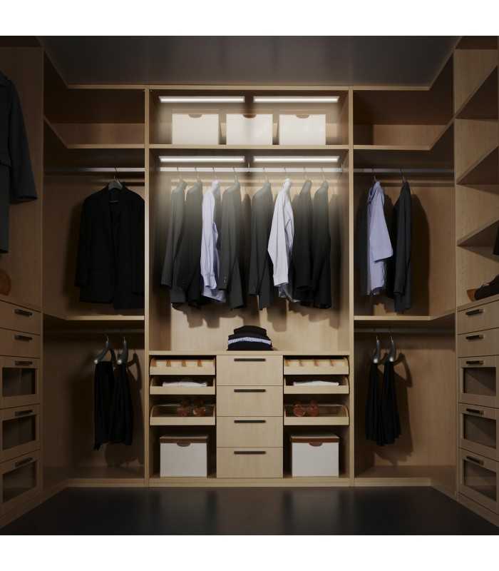 lumina led cu senzor de miscare led 5w 380lm 4000k ultraslim 300x40x9mm phenom 8