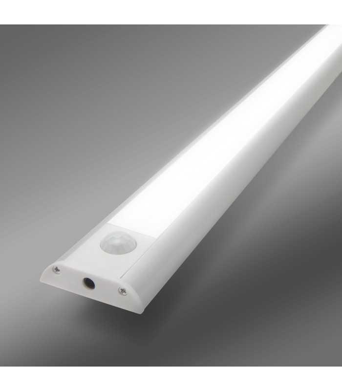 lumina led ultraslim cu senzor de miscare pir 9w 4000k 675lm 600x40x15mm phenom 1