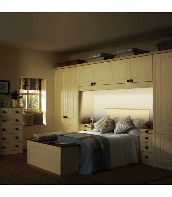 lumina led ultraslim cu senzor de miscare pir 9w 4000k 675lm 600x40x15mm phenom 6