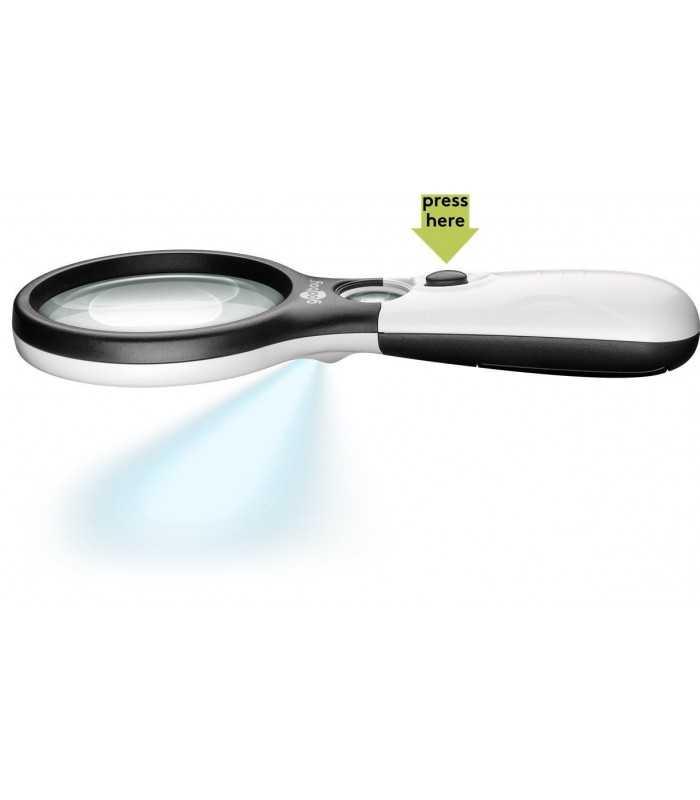 lupa cu led pentru citire alba pentru afisarea detaliilor fine fonturi imagini obiecte extrem de mici goobay 2