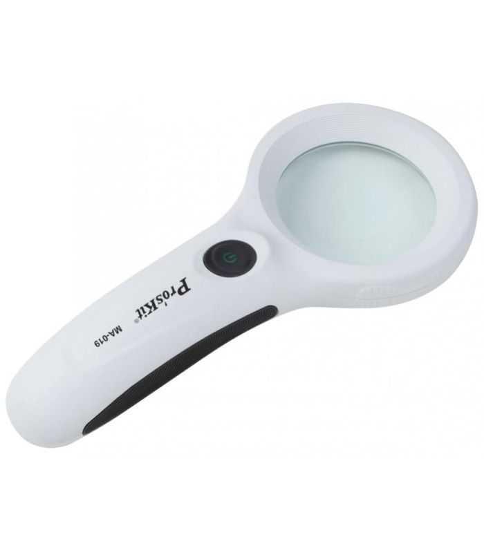 Lupa De Mana Cu Bec Led 3x 8 Dioptrii Proskit Ma 019