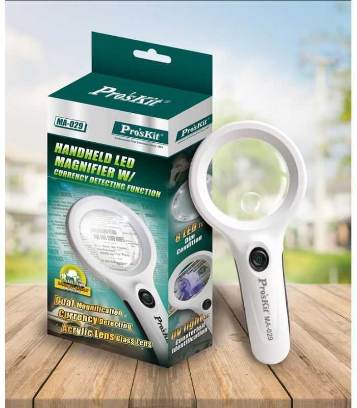 Lupa portabila LED cu lumina UV ProsKit