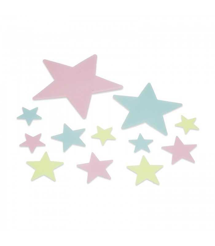 Matrite fosforescente motive stea 16buc