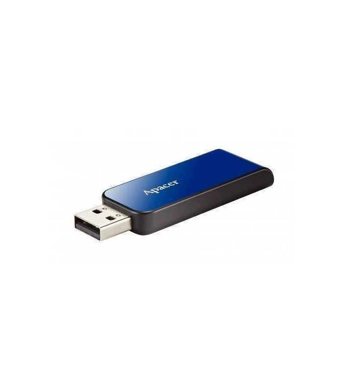 Memorie flash USB 2.0 16GB Apacer retractabil albastru