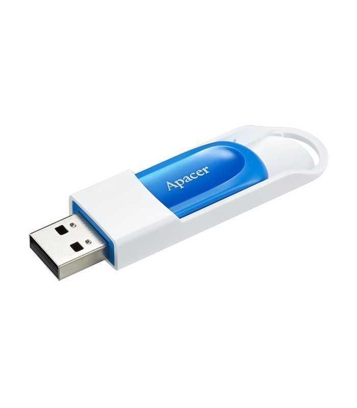 memorie flash usb 20 64gb retractabila albastru apacer ah23abe 2