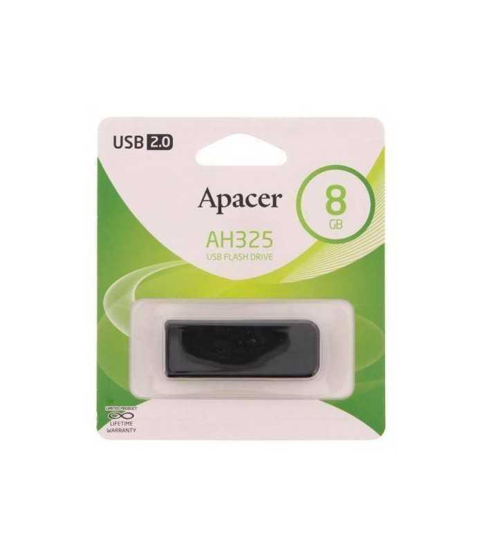 memorie flash usb 20 8gb apacer negru retractabil 1