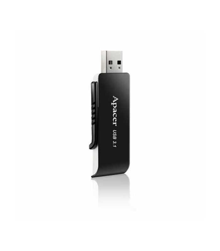 Memorie flash USB 3.2 64GB negru/alb Apacer AH350B AP64GAH350B-1