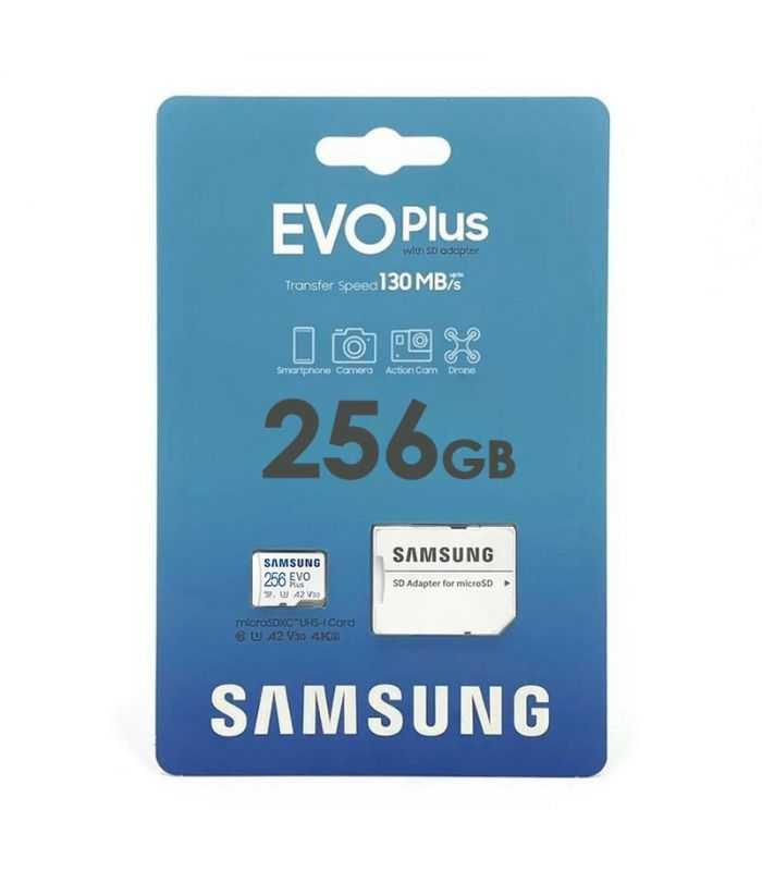micro sd card 256gb uhs 1 evo plus samsung mb mc256ka eu 1